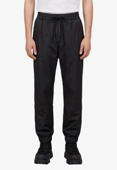 Moncler Drawstring Track Pants In Black