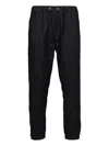 Moncler Logo Jogging Trousers In Blue