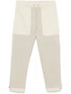 Moncler Drawstring Track Pants In Neutrals