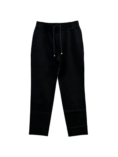 Moncler Drawstring Trousers In Black