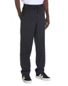 Moncler Black Drawstring Trousers In Dark Blue