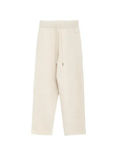 Moncler Drawstring Trousers In Neutral