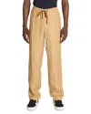 Moncler Beige Drawstring Trousers In Open Beige