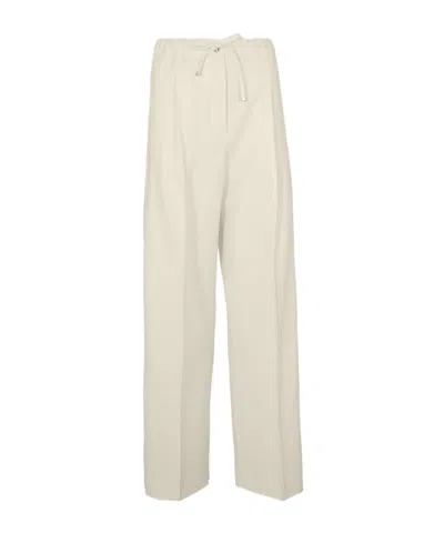 Moncler Drawstring Waist Casual Pants In Nude