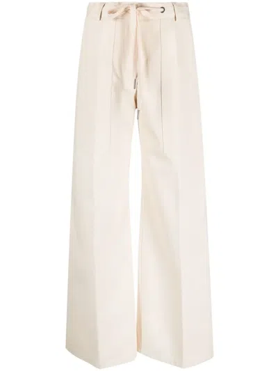 MONCLER DRAWSTRING WIDE-LEG TROUSERS