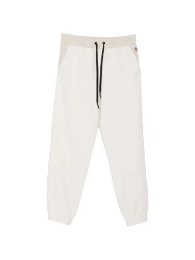 Moncler Drawstring-waist Track Pants In White