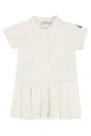 Moncler Dress In Bianco