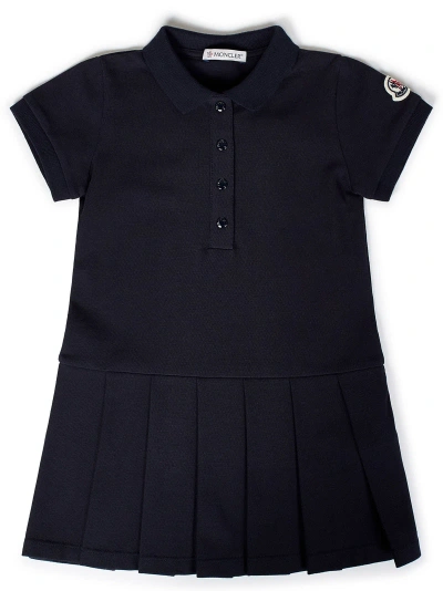 Moncler Kids' Dress In Blue