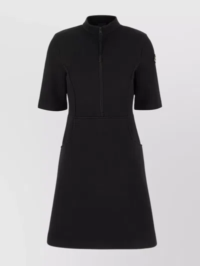 MONCLER DRESS COTTON BLEND SHORT SLEEVES