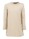 Moncler Dress In Neutral