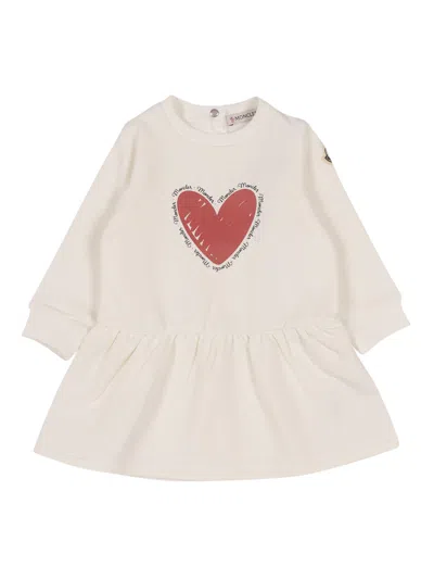 Moncler Babies' Dress In Neutral