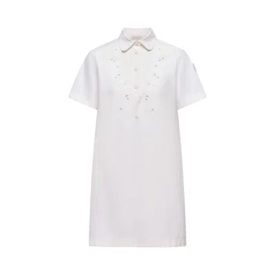 Pre-owned Moncler Dress 'white' | Women's Size 42