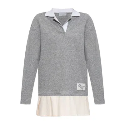 Moncler Dresses In Gray