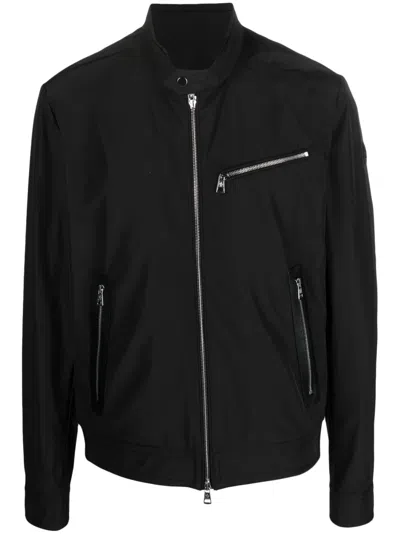 Moncler Drome Biker Jacket In Black