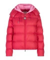 Moncler Dronieres Zip-up Puffer Jacket In Pink