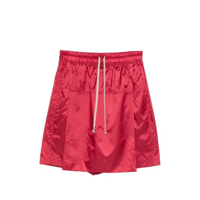 Moncler Drop-crotch Shorts In Pink