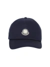 Moncler Dual Logo Blue Night Baseball Cap By
