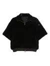 Moncler Dual-sided High-collar Jacket In Black