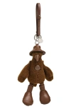 Moncler Duck Key Ring In Brown