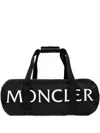Moncler Round Gym Bag Top Handles In Black