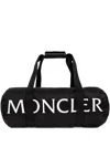 Moncler Round Gym Bag Top Handles In Black