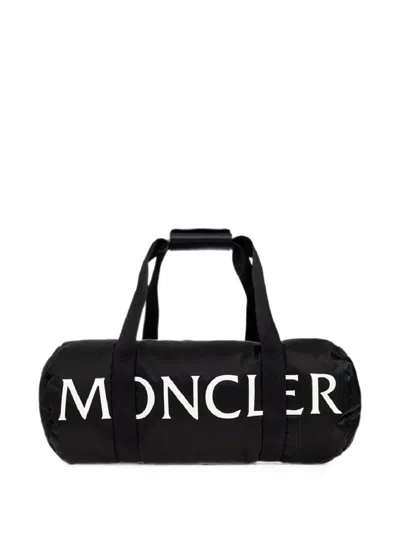 Moncler Duddle Logo-print Gym Bag In Black
