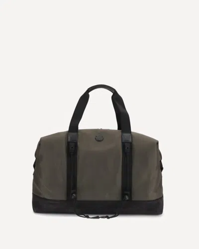 Moncler Duffle Travel Bag In Brown