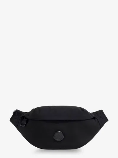 Moncler Durance Small Belt Bag With Logo Patch In Black