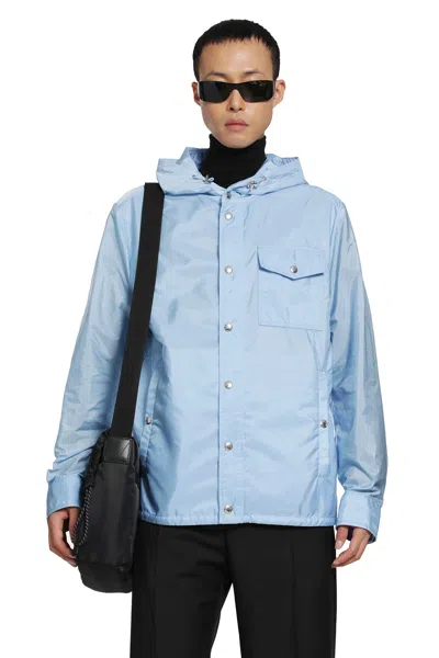 Moncler Duvainne Hooded Jacket In Blue