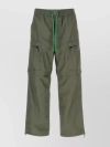 MONCLER DYNAMIC CARGO PANTS WITH ELASTIC WAIST AND DRAWSTRING HEMLINE