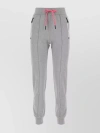 MONCLER DYNAMIC JOGGERS WITH CENTRAL SEAMED PLEATS