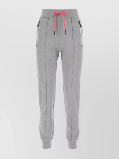 MONCLER DYNAMIC JOGGERS WITH CENTRAL SEAMED PLEATS