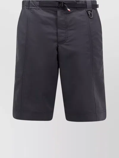 MONCLER DYNAMIC NYLON BERMUDA SHORTS DRAWSTRING ADJUSTABLE