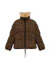 Moncler Dynamique Down Jacket In Brown