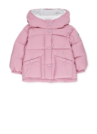 Moncler Babies' Ebre Down Jacket In Pink