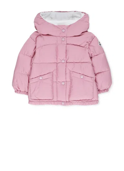 Moncler Kids' Ebre Down Jacket In Pink