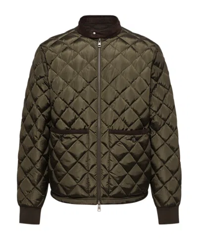 Moncler Eclal Short Down Jacket In Green