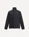 Moncler Egoutelles Jacket With Zipper And Button Closure In Black