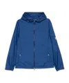 Moncler Eiache Hooded Jacket In Blue
