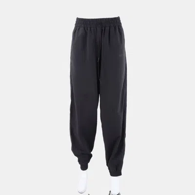 Pre-owned Moncler Elastic Pants In Black