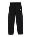 Moncler Logo Neoprene Track Pants In Black