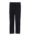 Moncler Elastic Waist Casual Pants In Blue