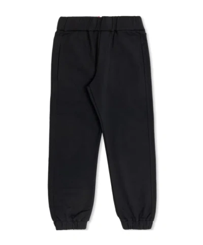 Moncler Elastic Waist Casual Pants In Blue