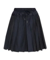 Moncler Pleated Drawstring Skirt