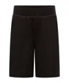 Moncler Elastic Waist Shorts In Black