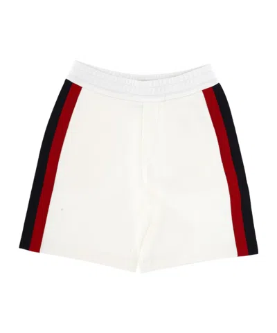 Moncler Elastic Waist Shorts In White