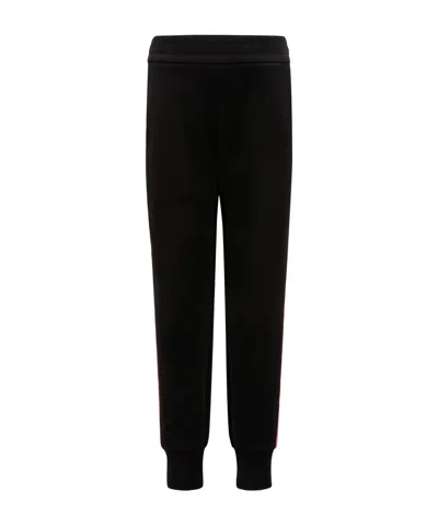 Moncler Kids' Elastic Waist Sweatpants In Black