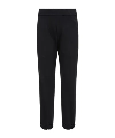 Moncler Elastic Waist Sweatpants In Black