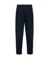 Moncler Elastic Waist Sweatpants In Blue
