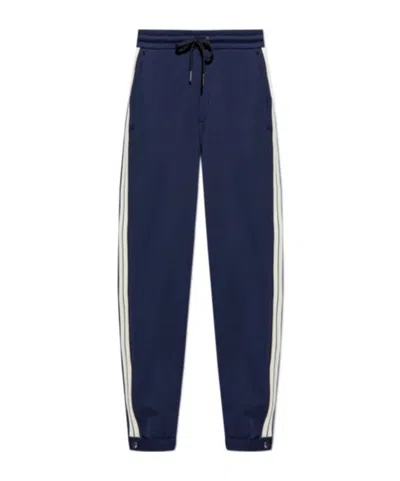 MONCLER MONCLER SIDE STRIPES DRAWSTRING TROUSERS